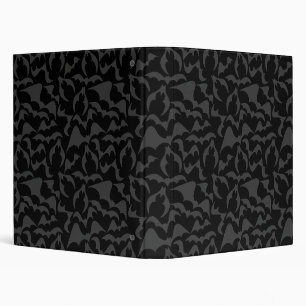 Gothic Bats Vampire Pattern Binder