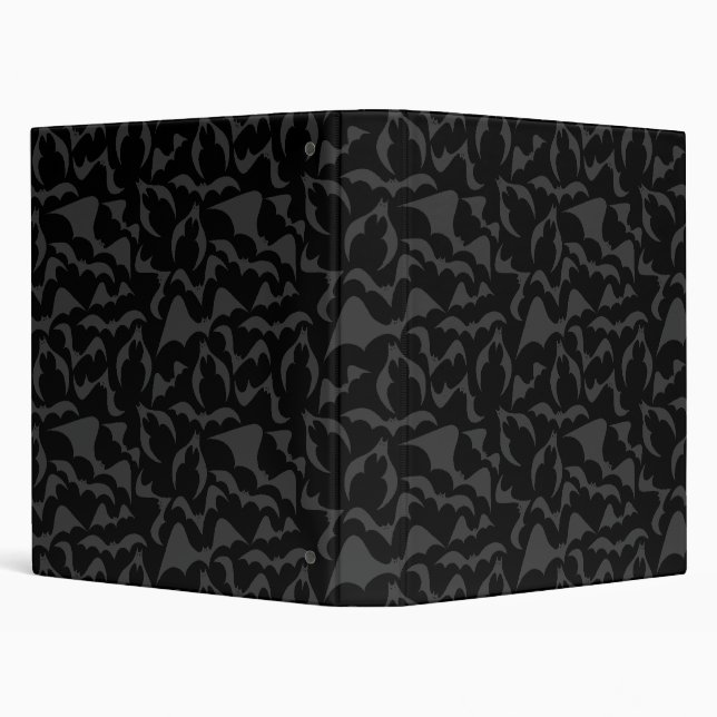 Gothic Bats Vampire Pattern Binder (Background)