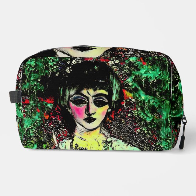Gothic Beauty Portrait  Dopp Kit (Front)
