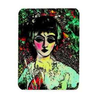 Gothic Beauty Portrait Magnet