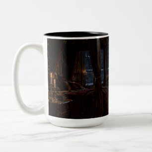 Gothic Bedroom Hearth Black Mug   Soothing Savage