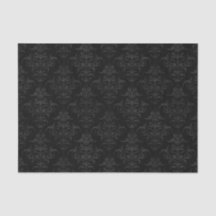 Gothic Black Damask