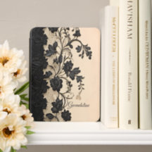 Gothic Black Flower Lace