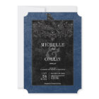 Gothic Black Raven & Black Roses Blue Two Sided