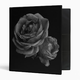 Gothic Black Roses Binder