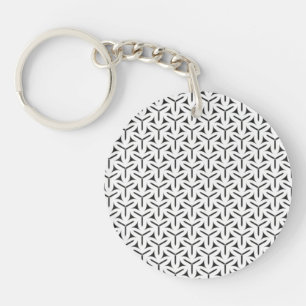 Gothic Blades Pattern Keychain