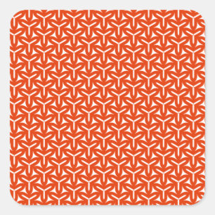 Gothic Blades Pattern Square Sticker