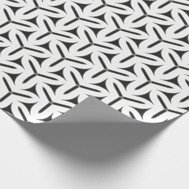 Gothic Blades Pattern Wrapping Paper (Corner)