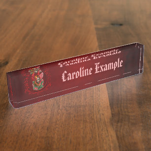 Gothic Blossom, the angel of roses. Nameplate