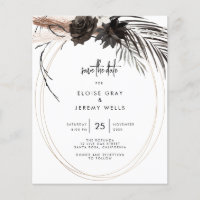 Gothic Boho Save the Date