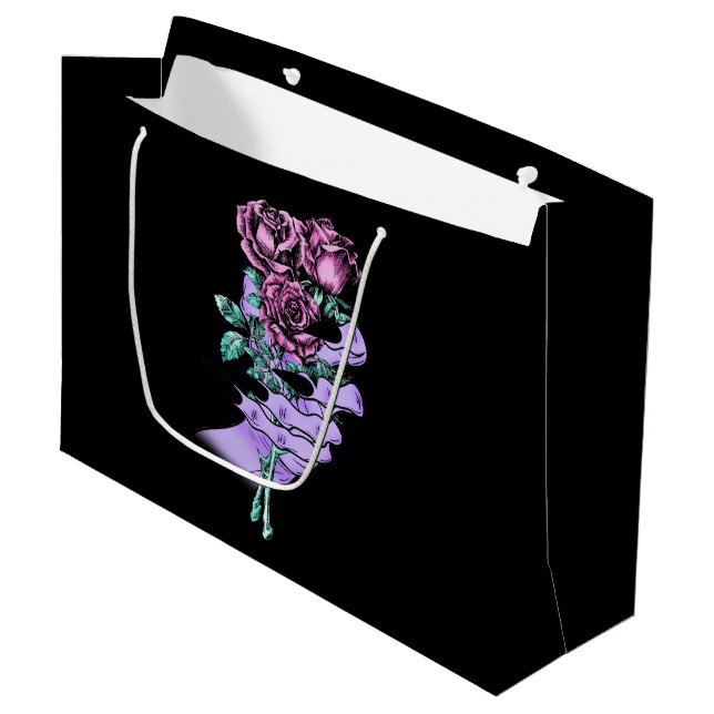 Gothic Bouquet Gift Bags (Front Angled)