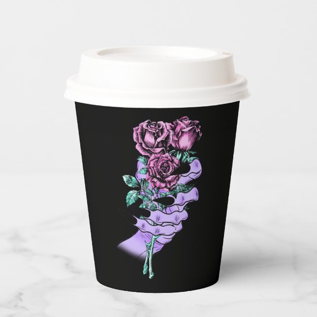 Gothic Bouquet Paper Cups (Front)