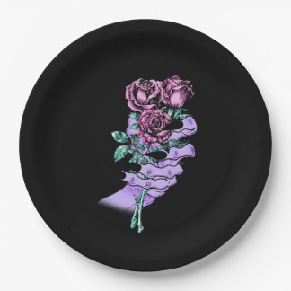 Gothic Bouquet Paper Plates