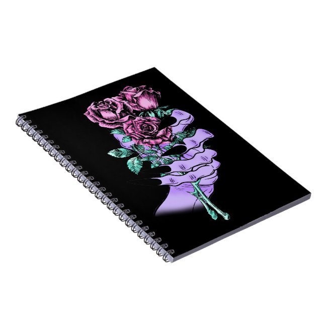 Gothic Bouquet Photo Notebook (Right Side)