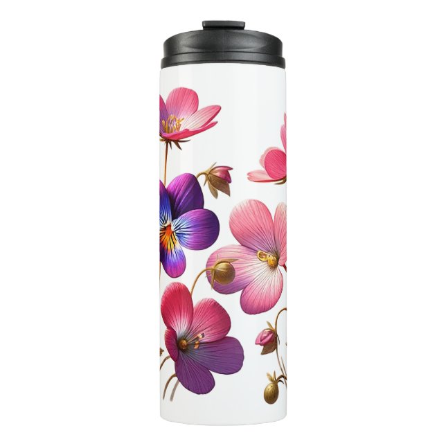 Gothic Bouquet Travel Mug (Front)