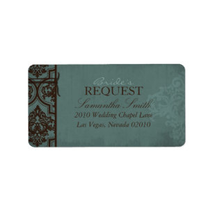 Gothic Bride Address Label B