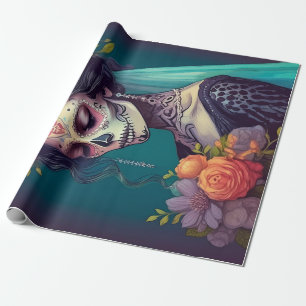 Gothic Bride in Lonely Tears,  Wrapping Paper