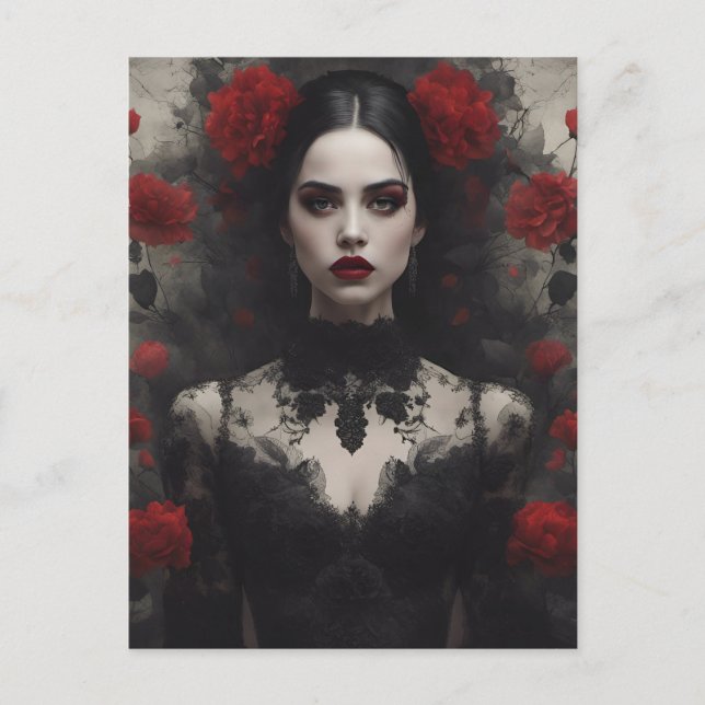 Gothic Bride Postcard (Front)