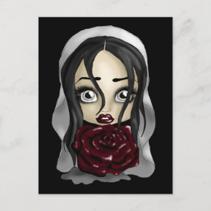 Gothic Bride Postcard
