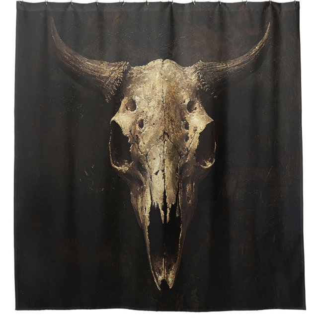 Gothic Bull Skull Decoupage (Front)