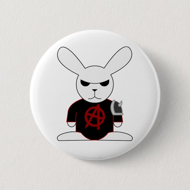 Gothic Bunny Bruno Button (Front)