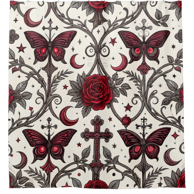 Gothic Butterfly Floral Pattern (1) (Front)