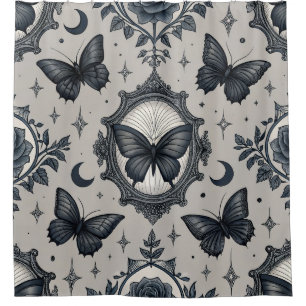 Gothic Butterfly Floral Pattern (2)