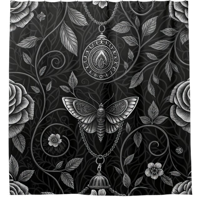 Gothic Butterfly Floral Pattern (3) (Front)