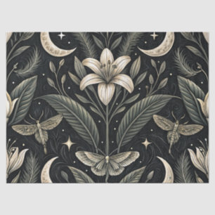 Gothic Butterfly Floral Pattern (5) Tissue Paper