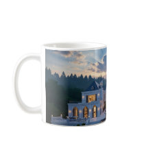 Gothic Castle at Dusk – Luxury Nature Mug Design