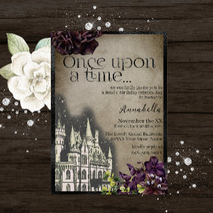 Gothic Castle Fairy Tale Theme Invitation