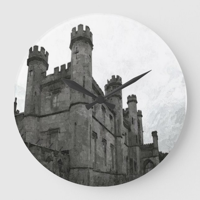 Gothic Castle Large Clock (Front)
