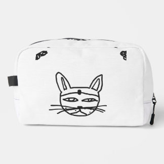 Gothic cat pencil bag