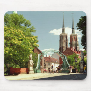 Gothic Cathedral in Wroclaw Mousepad