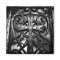 Gothic cemetery wrought iron celtic cross in heart