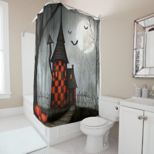 Gothic Chequerboard Halloween Tower