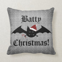 Gothic Christmas bat decorative