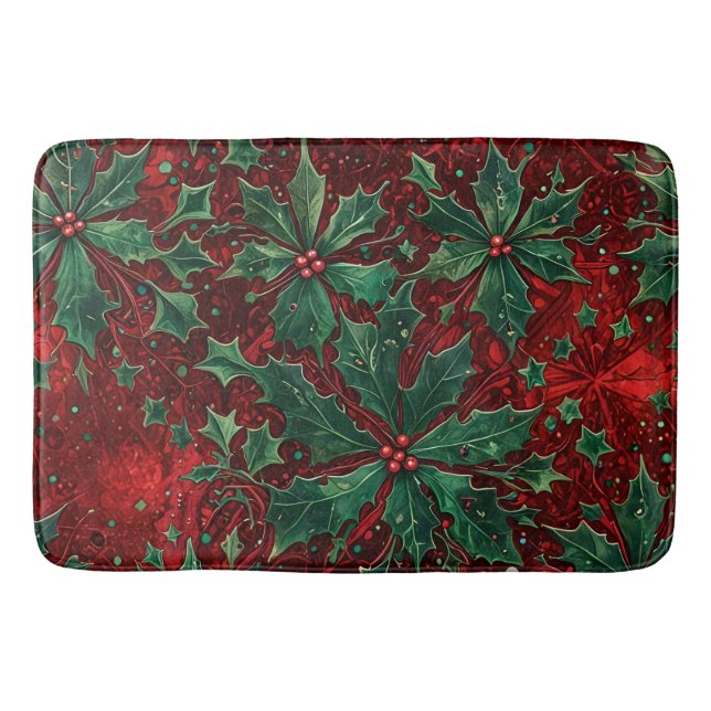 Gothic Christmas Bath Mat (Front)