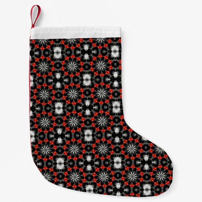 Gothic Christmas Design Small Christmas Stocking (Front)