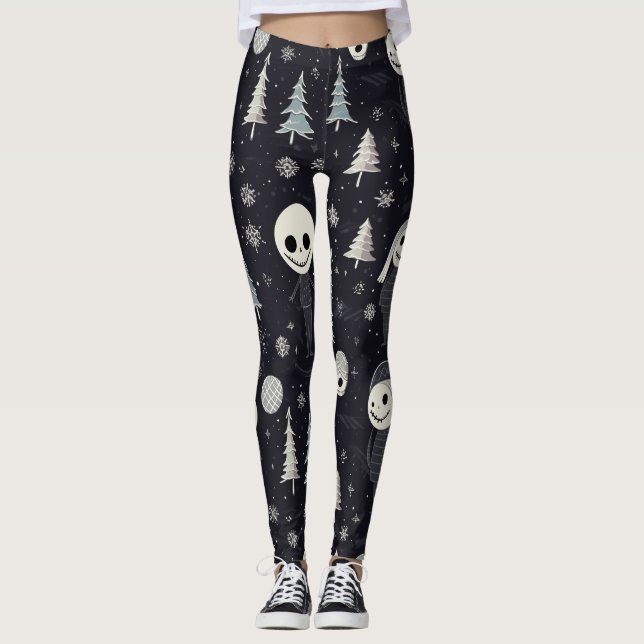 Gothic Christmas  Leggings (Front)