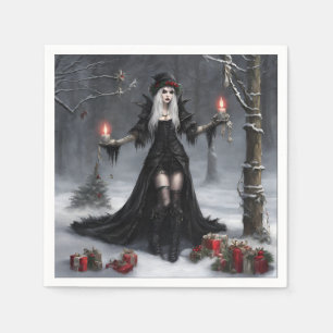 Gothic Christmas Napkin