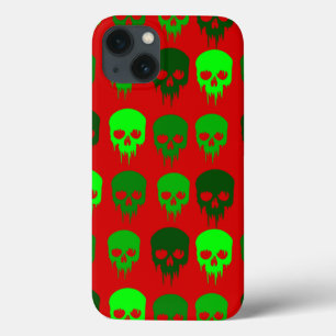 gothic christmas skull skeleton iPhone 13 case