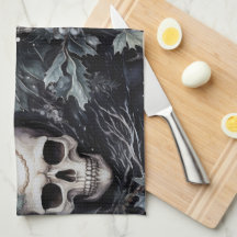 Gothic Christmas Skulls