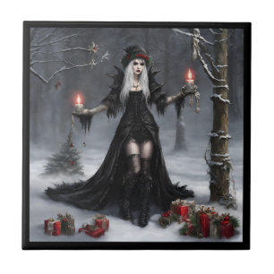 Gothic Christmas Tile