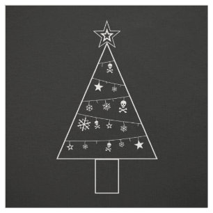 +{ Gothic Christmas Tree }+ Fabric