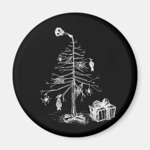 Gothic Christmas Tree Magnet