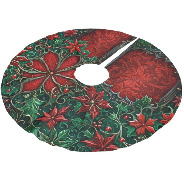 Gothic Christmas Tree Skirt (Angled)