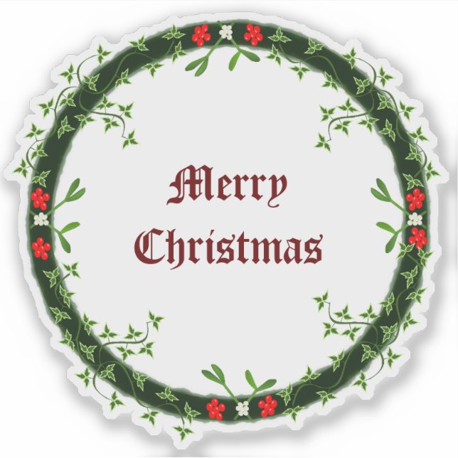 Gothic Christmas Wreath Custom (Front)