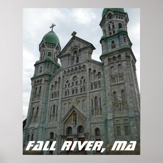 Gothic Church, Fall River, Massachusetts Poster (Front)