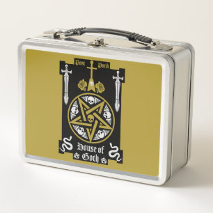Gothic Clothing And Accessories Metal Lunch Box